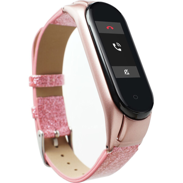 

Сменный браслет Smart Band в Mi Band 4/3 Print розовый