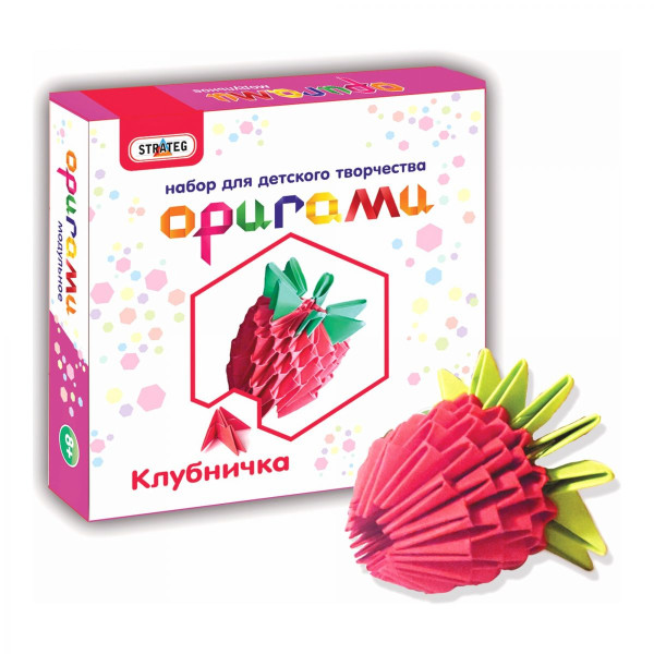 

Набор для творчества Strateg Оригами Клубничка (203-10)