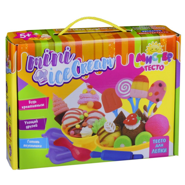 

Набор для креативного творчества Strateg "Мистер тесто "Mini ice-cream" (71202)