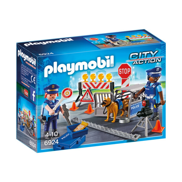 

Конструктор Playmobil Полицейское дорожное ограждение 6924