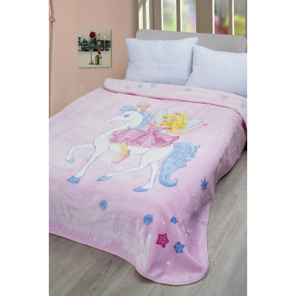 

Плед - покрывало Karaca Home - Periwinkle 2018-2 pembe 160х220 полуторный
