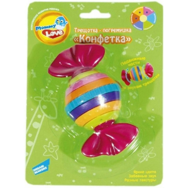 

MOMMY LOVE Трещотка «Конфетка» (939-1)