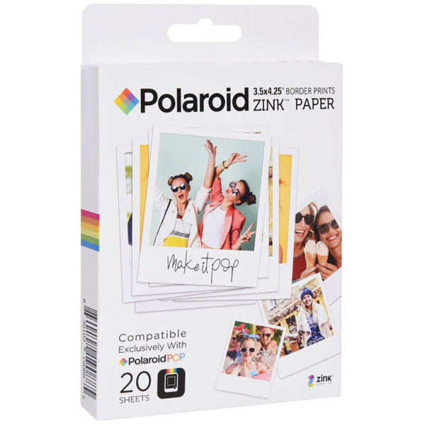 

Фотобумага Polaroid 3.5 x 4.25" ZINK (20 шт)