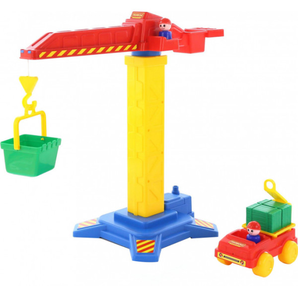 

Игровой набор Polesie (Полесье) Башенный кран №1 + автомобиль (58195)