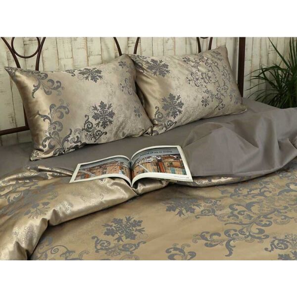 

Комплект постельного белья Руно сатин жаккард Beige евро (50х70) (845.137АЖ_Beige)