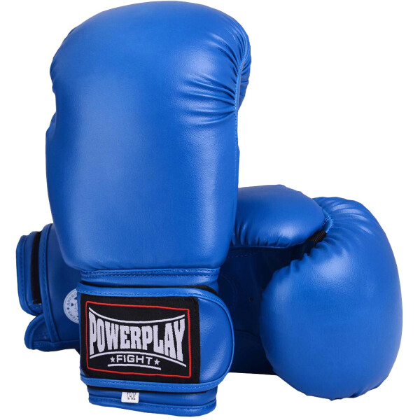 

Боксерские перчатки PowerPlay 3004 синие 18 унций