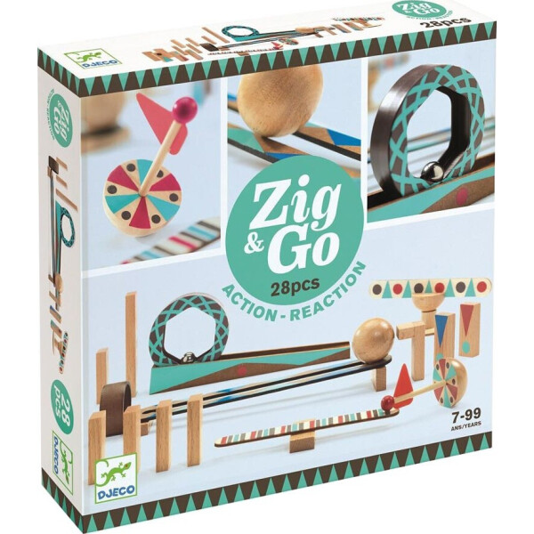 

Конструктор Djeco Zig & Go 28 деталей (DJ05640)
