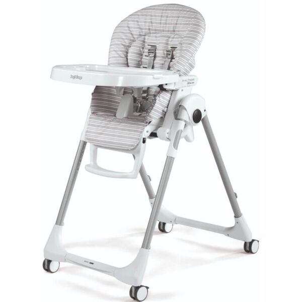 

Стульчик для кормления Peg-Perego Prima Pappa Follow Me Linear Grey (Серый в полоску) (IH01000000RIG56)