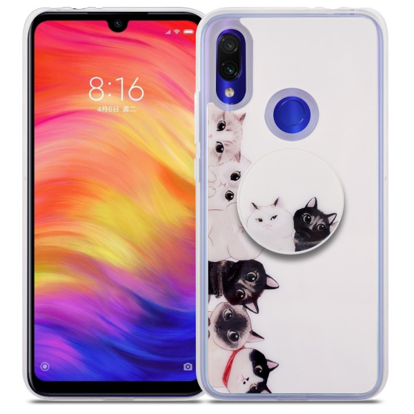 

Чехол DEF Pop up stand TPU PC Cats для Xiaomi Redmi 7