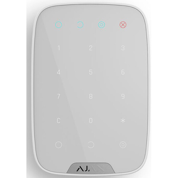 

Беспроводная сенсорная клавиатура Ajax KeyPad white