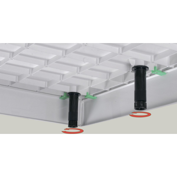 

Комплект ножек EGER(12шт) и креплений лицевой панели для поддонов 70(100)*100 и 80*120