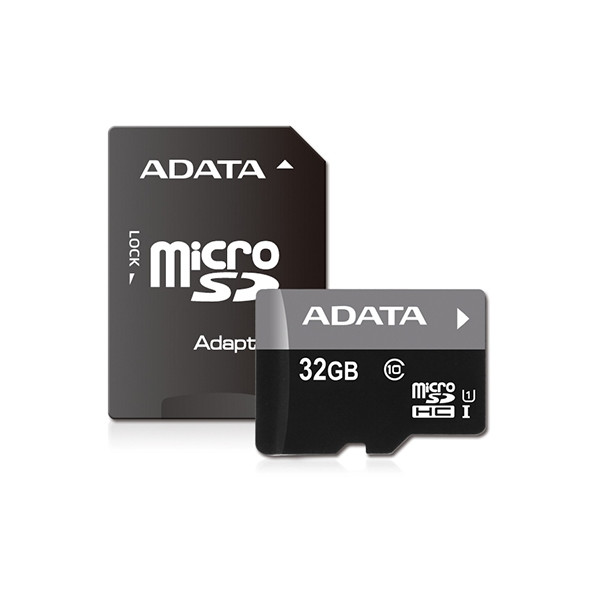 

ADATA microSDHC UHS-I 32GB class 10+SD (AUSDH32GUICL10-RA1)