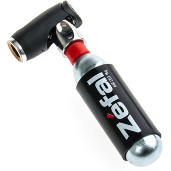 

Zefal EZ Push (4050),алюм./пластик,24g,45мм,schrader/presta +16g cartridge CO2