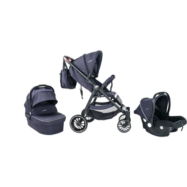 

Детская коляска прогулочная Bubago Model Q 3 в 1 Purple