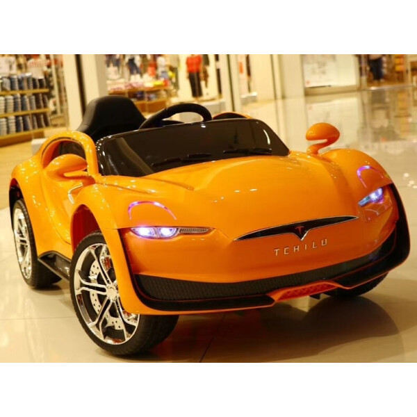 

Электромобиль Tilly Tesla S EVA Yellow (T-7636E)
