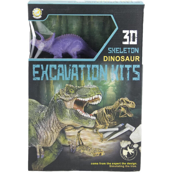 

Набор игровой Qunxing Раскопки динозавра TRICERATOPS (501B-504B-2)