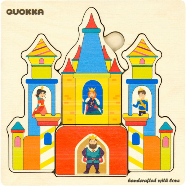 

Деревянный пазл мозаика QUOKKA QUOKA012PM Сказочный замок