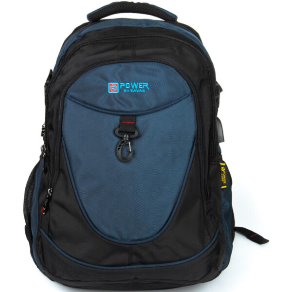 

Рюкзак для ноутбука с USB Power In Eavas 8512 black-blue