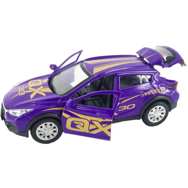 

Автомодель Technopark GLAMCAR - INFINITI QX30 фиолетовый 1:32 - 1:42 (QX30-12GRL-PUR)