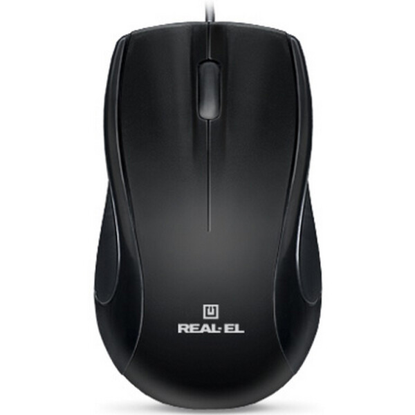 

Мышь REAL-EL RM-250 Black USB+PS/2