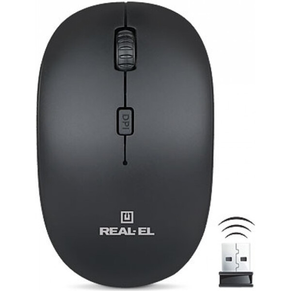

Мышь беспроводная REAL-EL RM-301 Black USB