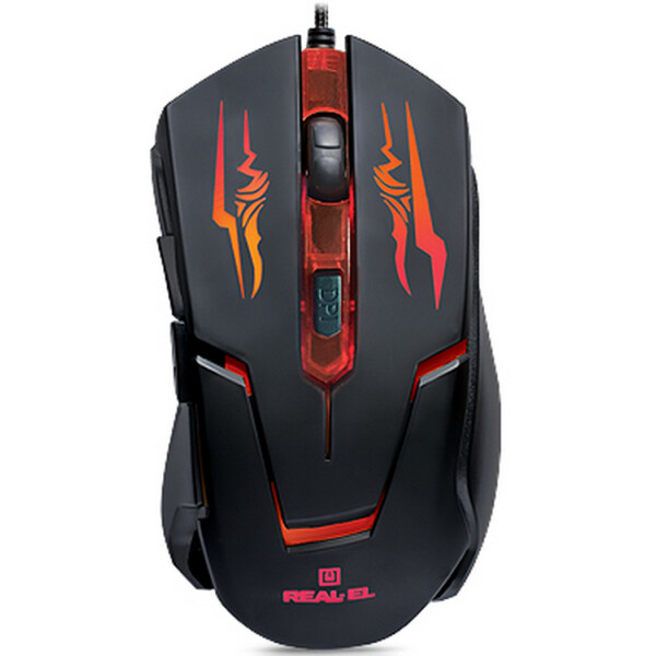 

Мышь REAL-EL RM-520 Gaming Black USB UAH