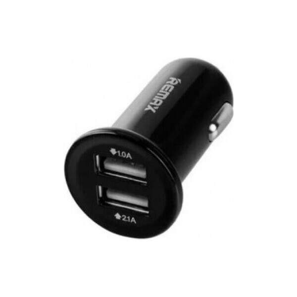 

Автомобильное зарядное устройство Remax Mini Dual USB Car Charger 2.1 A Black