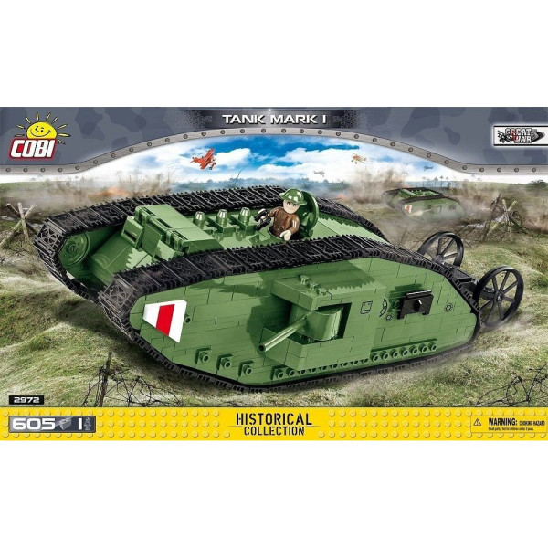 

Конструктор COBI Танк Марк 1 605 деталей (COBI-2972)
