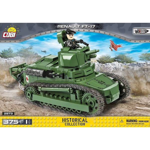 

Конструктор COBI Танк Рено ФТ-17 375 деталей (COBI-2973)