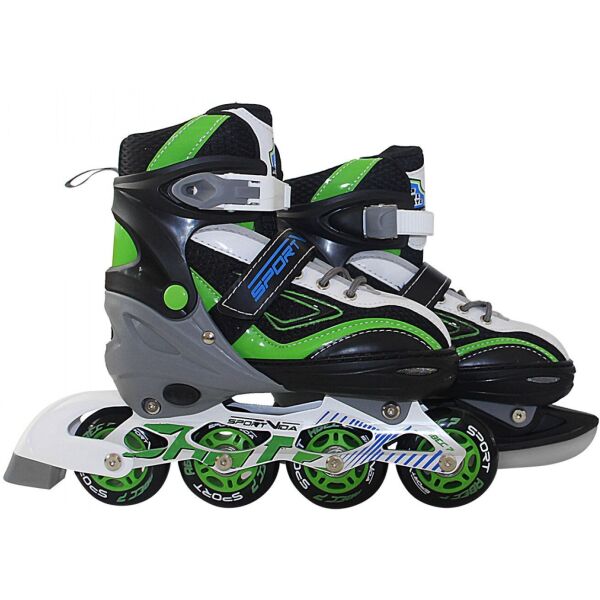 

Роликовые коньки SportVida 4 в 1 SV-LG0034 Size 31-34 Black/Green/White