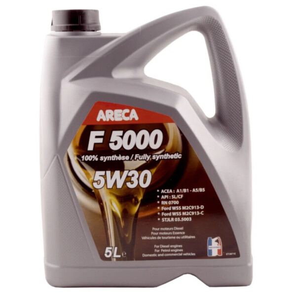 

Моторное масло ARECA F5000 5W-30 5л