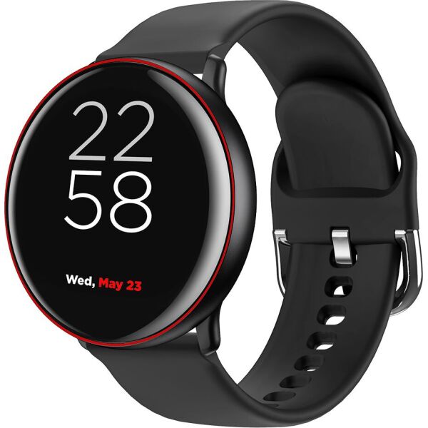 

Смарт-часы Canyon CNS-SW75BR black-red body with extra black leather belt (CNS-SW75BR)