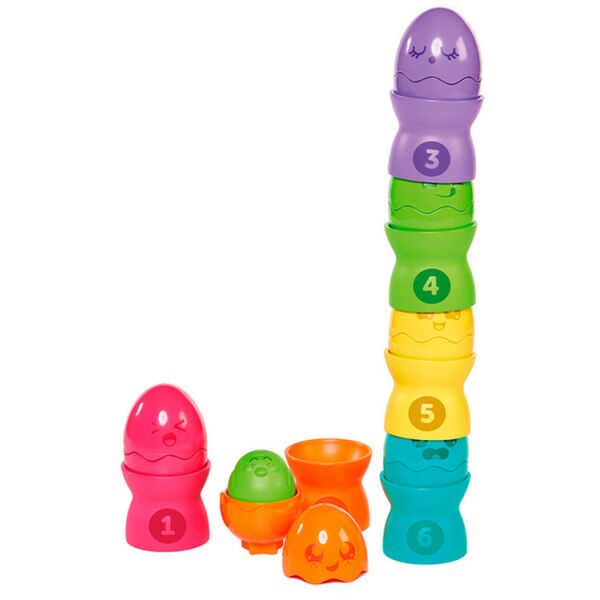 

Развивающая игрушка-пирамидка Tomy Яркие яйца (T73083)