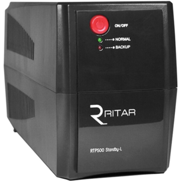 

ИБП Ritar RTP500 (300W) Standby-L, LED, AVR 1st, 2xSCHUKO socket, 1x12V4.5Ah, plastik Case Q4 ( 295x140x205 ) 3,8 кг (260x95x135)