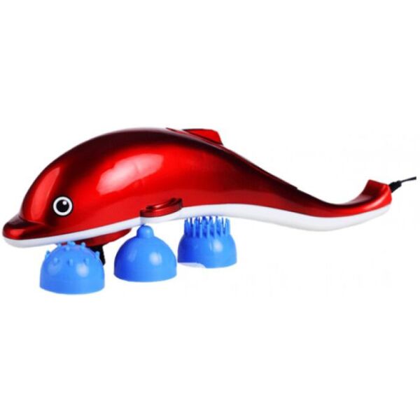 

Ручной Инфракрасный массажёр Big Dolphin JT-889 для для всего тела Дельфин большой 40 см Красный