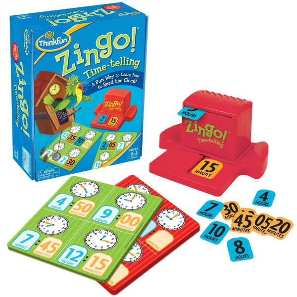 

Игра Зинго Время ThinkFun Zingo Time-Telling 7705