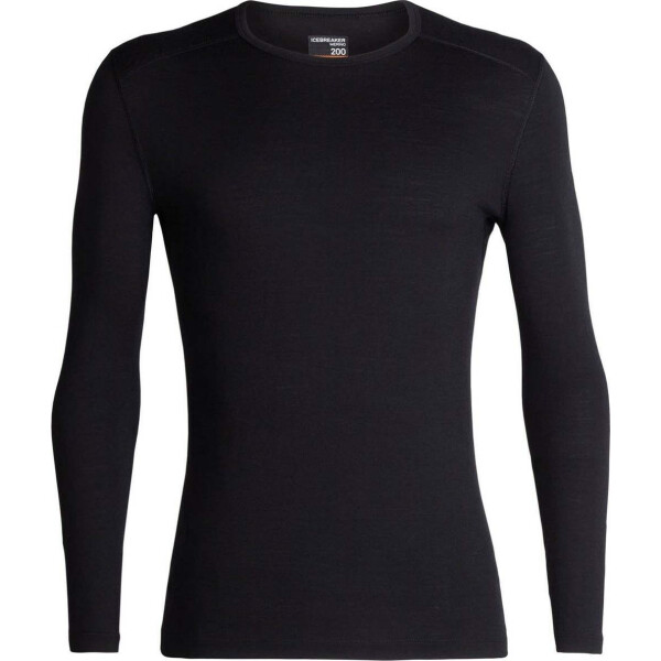 

Термофутболка Icebreaker (мужская) 200 Oasis Long Sleeve Crewe Black XL (104 365 001 XL)