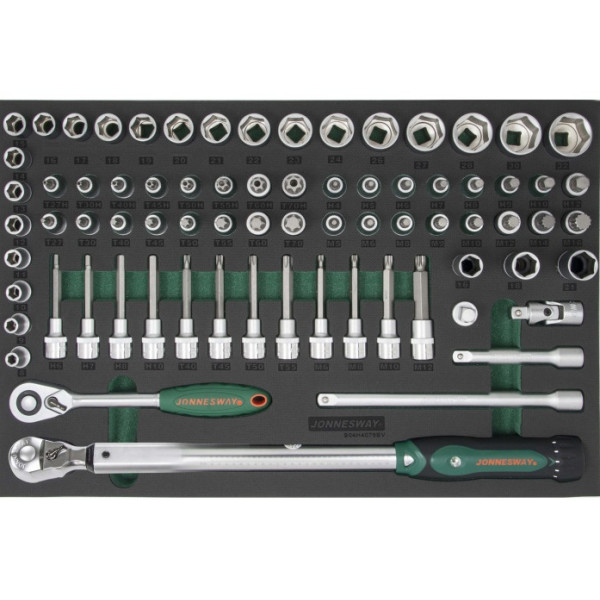 

JONNESWAY 75 единиц, 1/2 "DR (S04H4075SV)