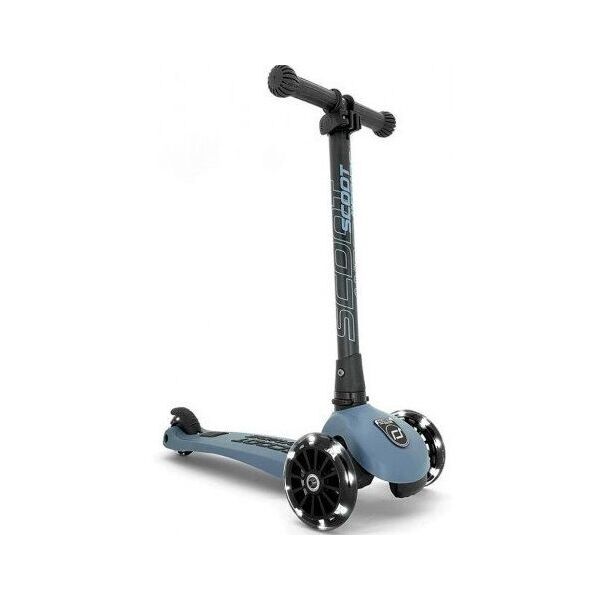 

Самокат Scoot and Ride серии Highwaykick-3 со светящимися колесами серо-синий, 3-6 лет/50кг (SR-96347)