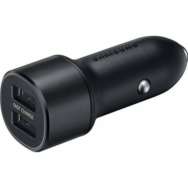 

Зарядное устройство Samsung 15W Dual Fast Car Charger (EP-L1100WBEGRU) Black