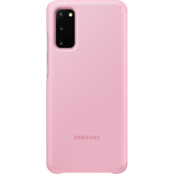 

Чехол Samsung Clear View Cover Pink для Galaxy S20 (EF-ZG980CPEGRU)