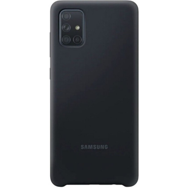 

Чехол Samsung Silicone Cover Black для A71 (EF-PA715TBEGRU)