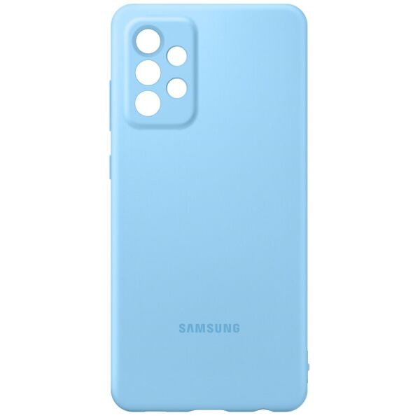 

Чехол Samsung Silicone Cover Blue для A72 (A725) (EF-PA725TLEGRU)