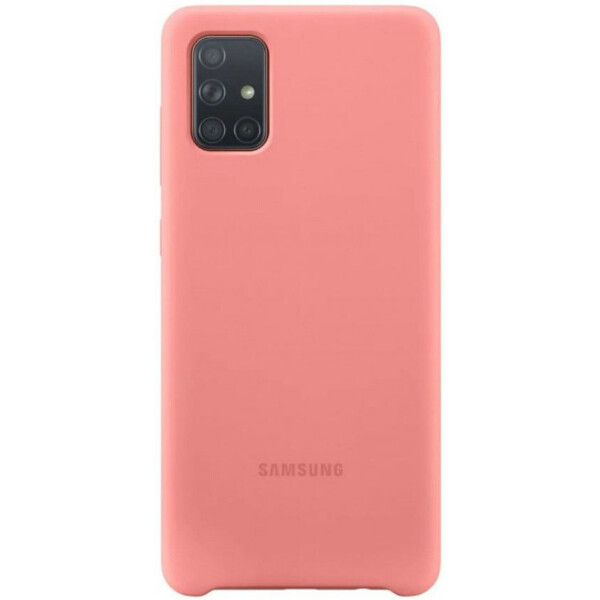 

Чехол Samsung Silicone Cover Pink для A71 (EF-PA715TPEGRU)