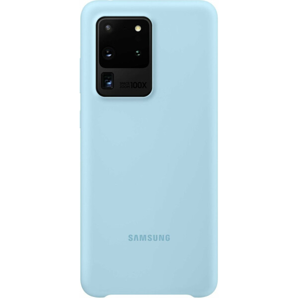 

Чехол Samsung Silicone Cover Sky Blue для Galaxy S20 Ultra (EF-PG988TLEGRU)