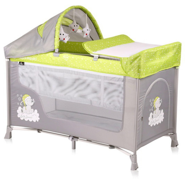 

Манеж Bertoni SAN REMO 2L+ (green&grey elephant)