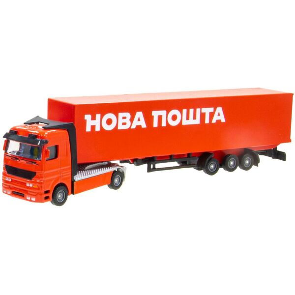 

Автомодель – Фура Новая Почта (красная) (SB-15-12-RED-WB(CIS))