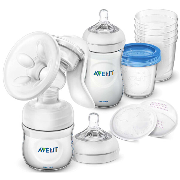 

Молокоотсос + бутылочка Philips Avent SCD221/00