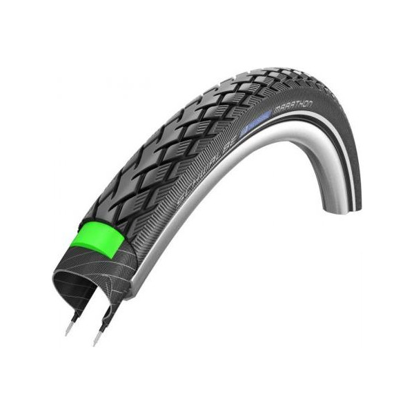

26x1.50 (40x559) Schwalbe MARATHON HS420 Green Guard B+RT EC 67EPI (TIR-32-25)