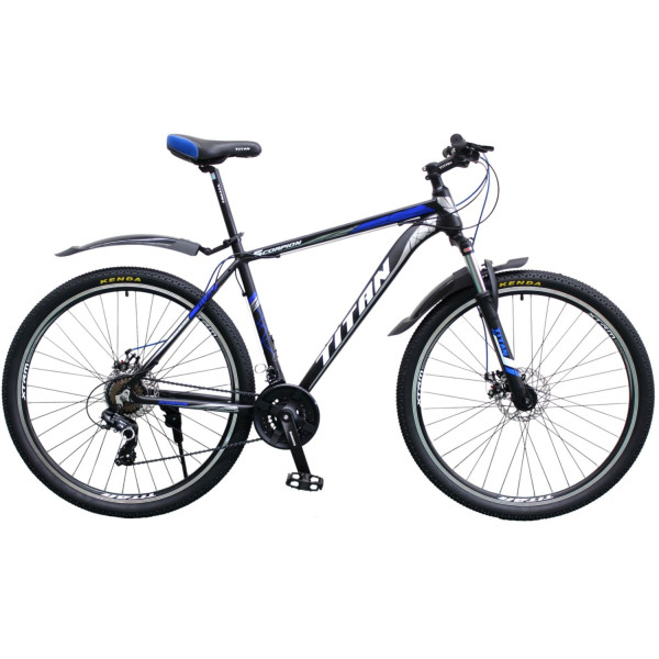 

Велосипед Titan Scorpion 29" 20" black-blue-silver (29TWAL19-324) 2019